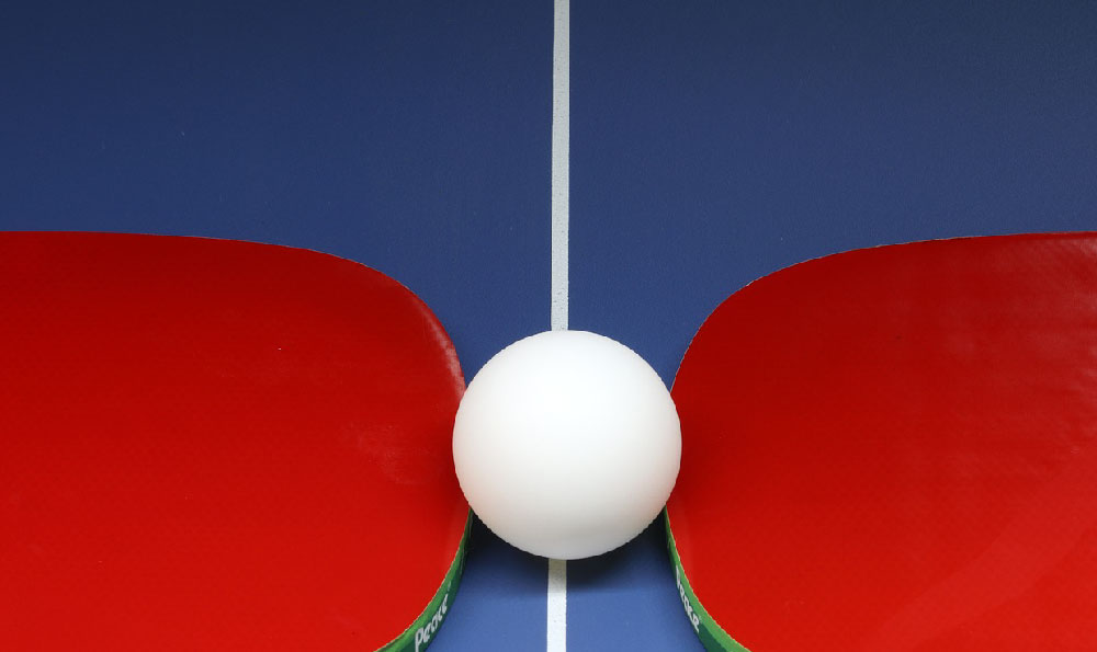 2021男双乒乓球全运会：玩转球拍的舞台